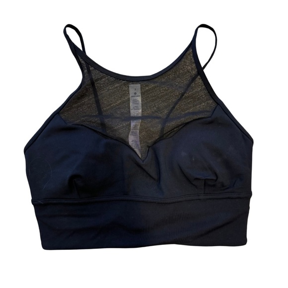 Lululemon Black Adore Your Core Sports Bra Top - Picture 1 of 5